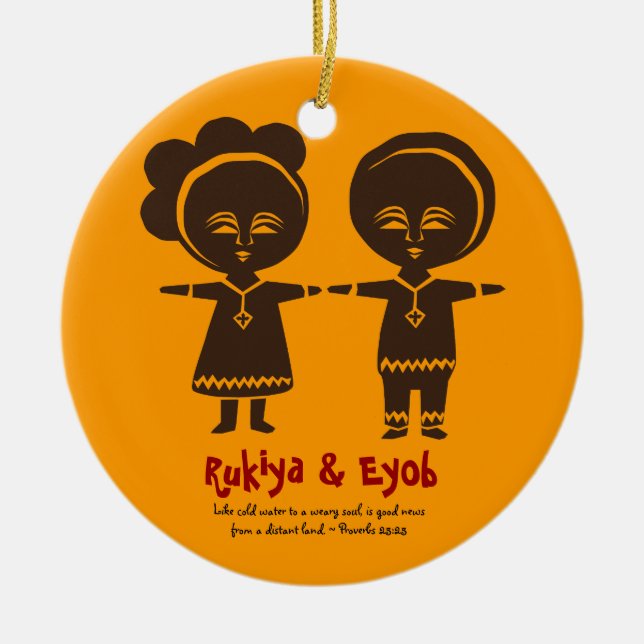 Ornamento de la foto de los hermanos del amor de (Frente)