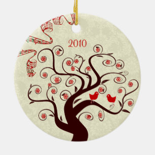 Ornamento de la foto de los Navidades de los Árbol