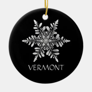 Ornamento de la foto del copo de nieve a modificar