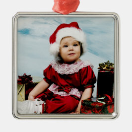 Ornamento de la foto del navidad