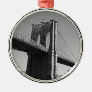 Ornamento de la foto del puente de Brooklyn