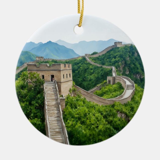 Ornamento de la Gran Muralla China (Frente)