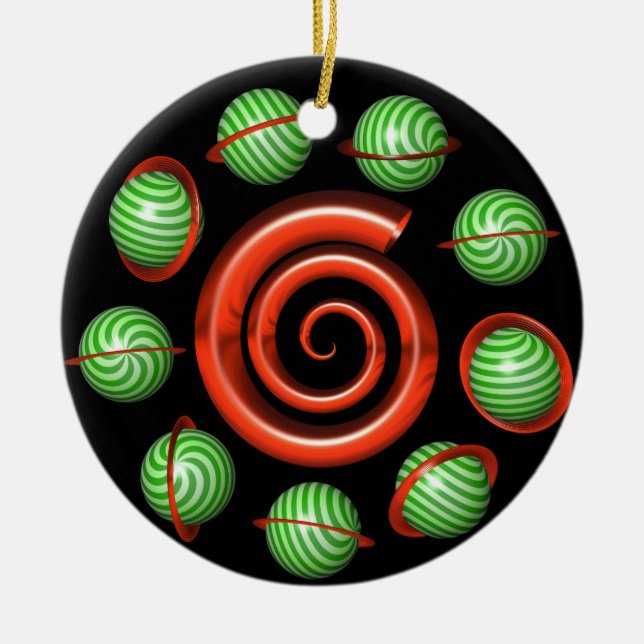 Ornamento de la guirnalda del navidad (Frente)