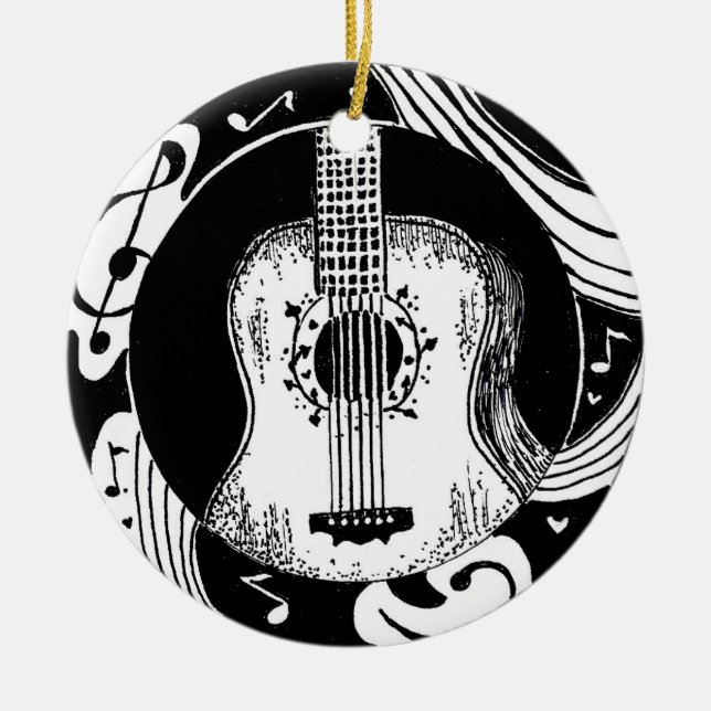 Ornamento de la guitarra (Frente)