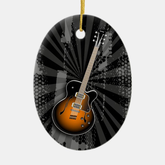 Ornamento de la guitarra del Grunge (Frente)