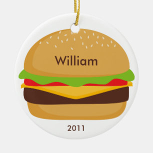 Ornamento de la hamburguesa