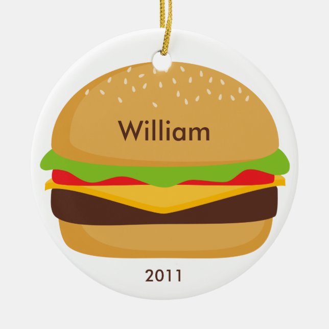 Ornamento de la hamburguesa (Frente)