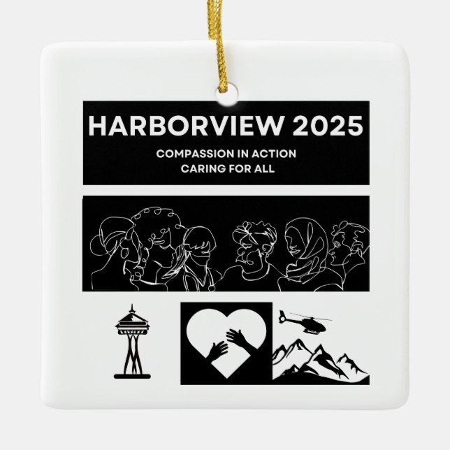Ornamento de la Harborview Nurses Week 2025 (Anverso)