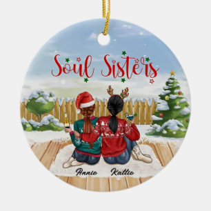 Ornamento de la hermana Soul de los navidades
