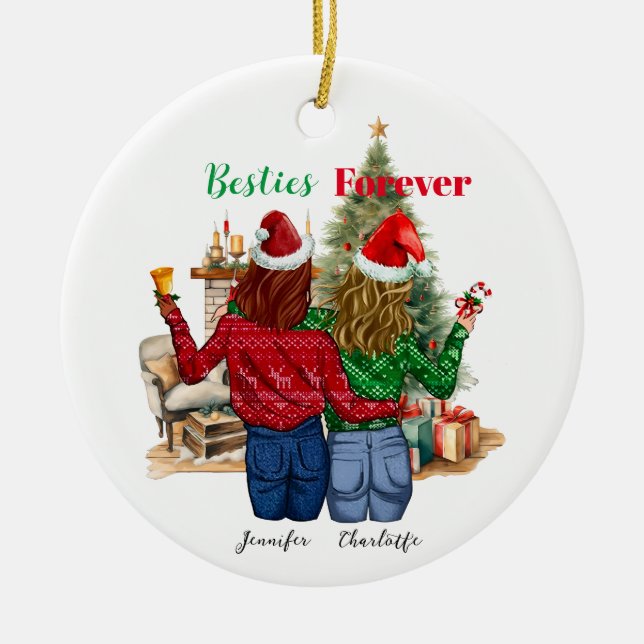 Ornamento de la hermana Soul Personalizada (Frente)