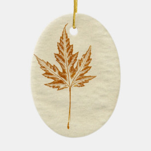 Ornamento de la impresión de la naturaleza de la