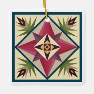 Ornamento de la inclinación de los ojos de Dios