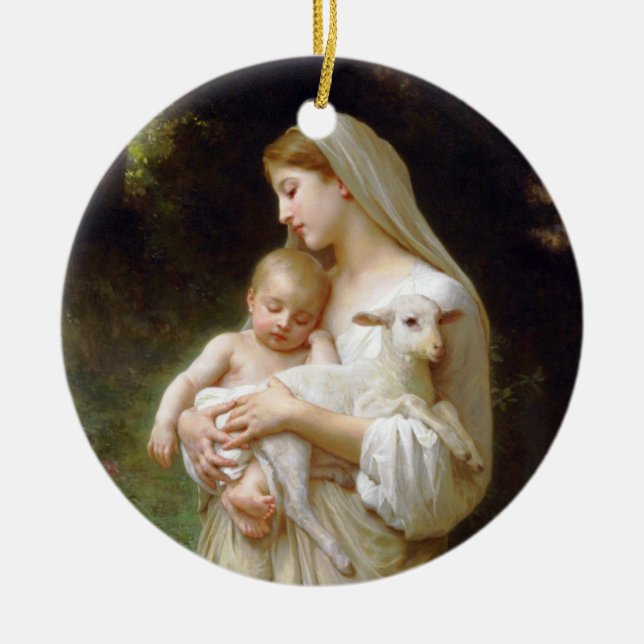 Ornamento de la inocencia de Bouguereau (Frente)