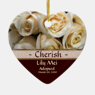 Ornamento de la invitación de la adopción