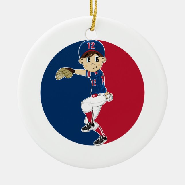 Ornamento de la jarra del béisbol (Frente)