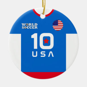 Ornamento de la Jersey Mundial de Fútbol de Estad