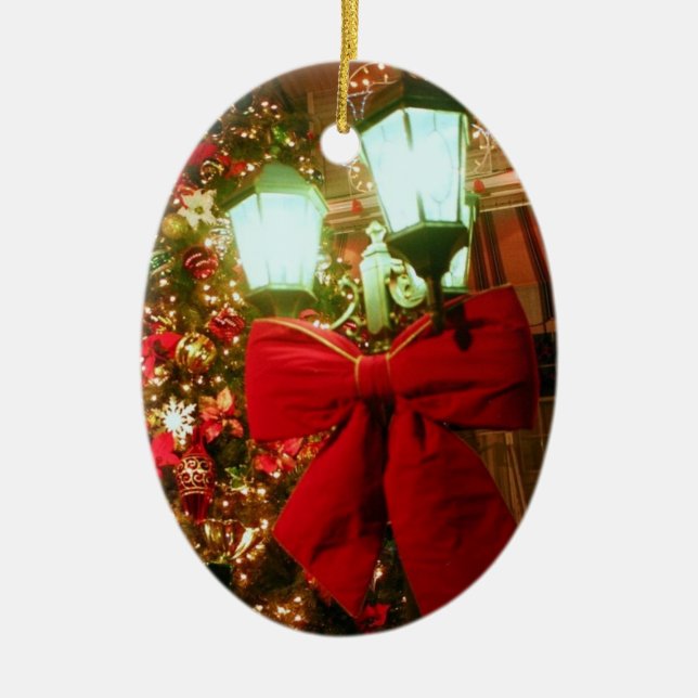 Ornamento de 'La lámpara callejera de los Navidade (Frente)