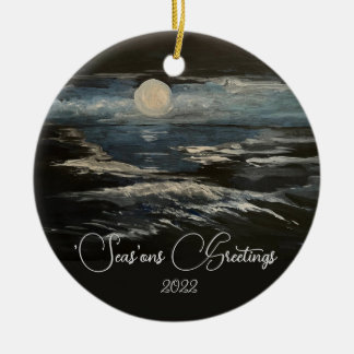 Ornamento de la luna azul