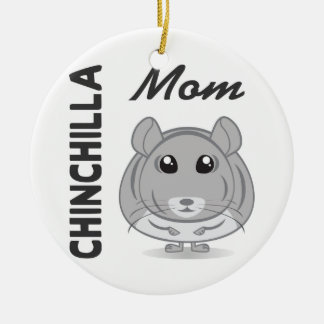 Ornamento de la mamá de la chinchilla