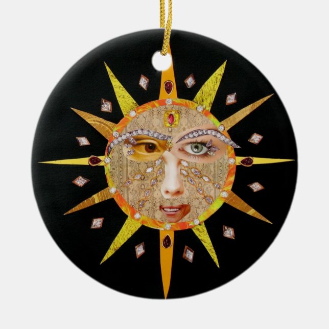 Ornamento de la mandala de 2010 Sun (Frente)