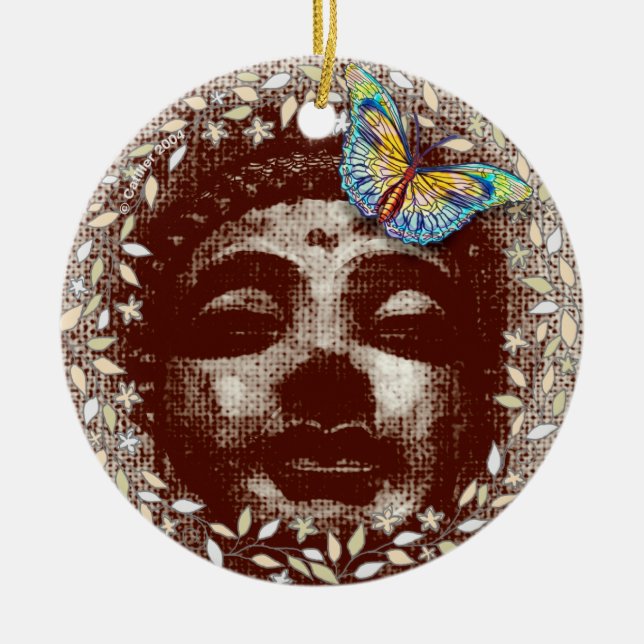 Ornamento de la mariposa de Buda (Frente)