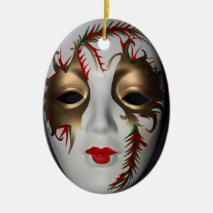 Ornamento de la máscara de la mascarada