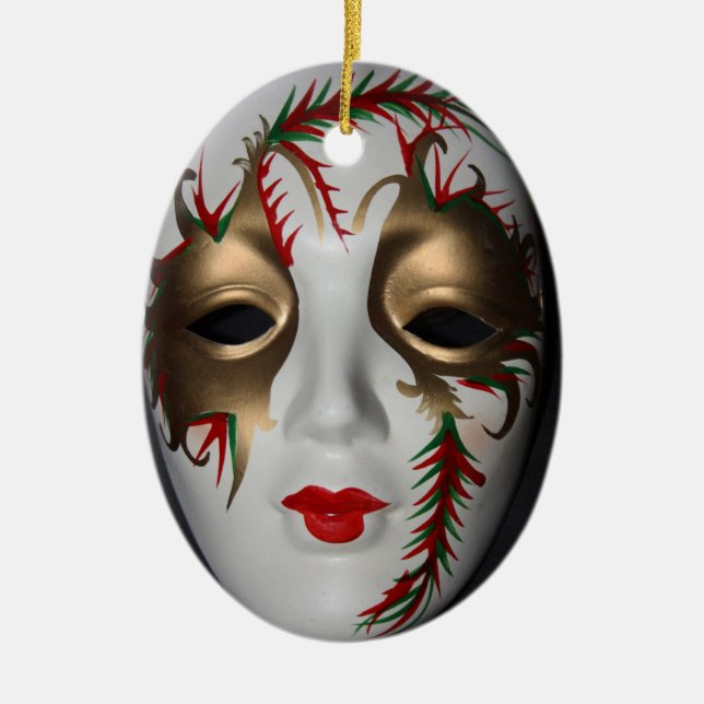 Ornamento de la máscara de la mascarada (Frente)
