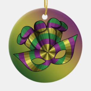 Ornamento de la máscara de Mardi Gras