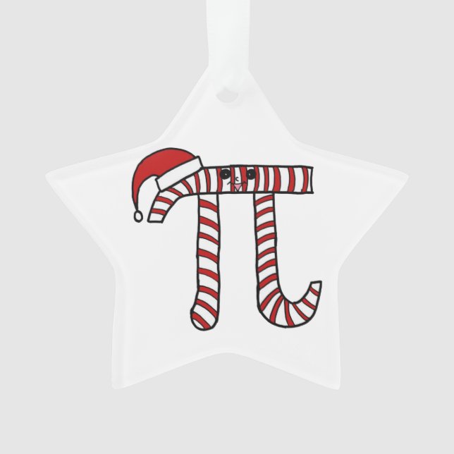 Ornamento de la matemáticas del navidad pi (Anverso)