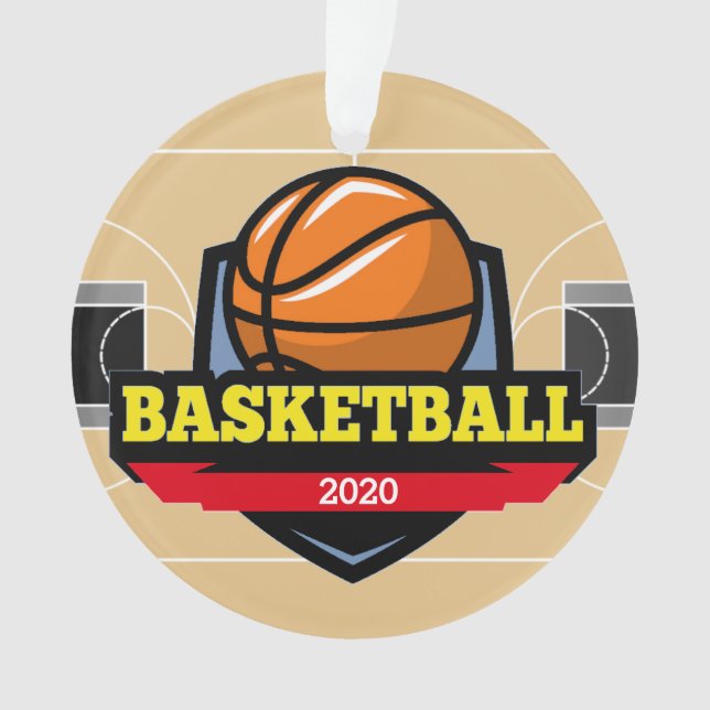 Ornamento de la medalla de baloncesto (Anverso)