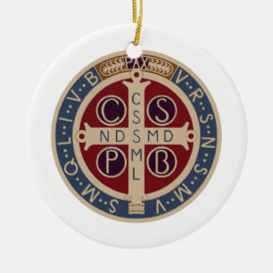 Ornamento de la medalla del St. Benedicto