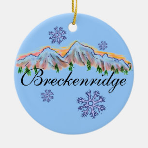 Ornamento de la montaña de Breckenridge Colorado