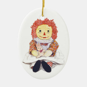 Ornamento de la muñeca de trapo