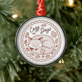 Ornamento de la naturaleza de la Fox Cute