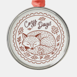 Ornamento de la naturaleza de la Fox Cute