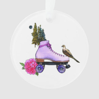 Ornamento de la naturaleza del patinaje rodante