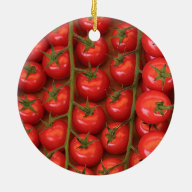 Ornamento de la Navidad del Tomate (Atrás)