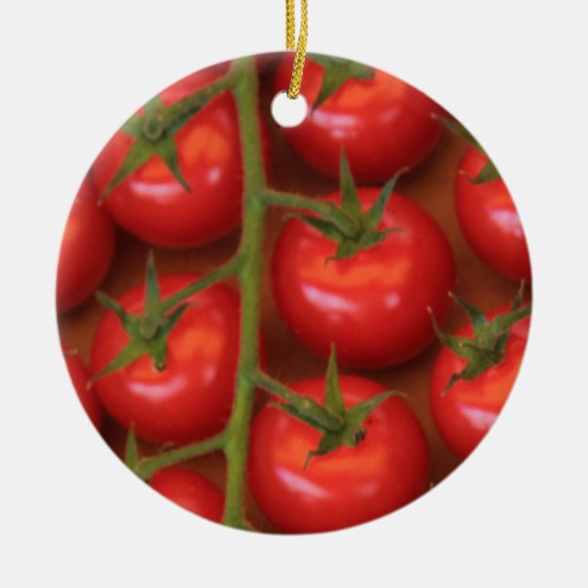 Ornamento de la Navidad del Tomate (Frente)