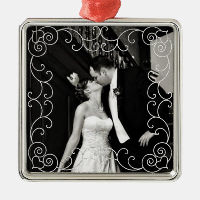 Ornamento de la nueva Wed (Frente)