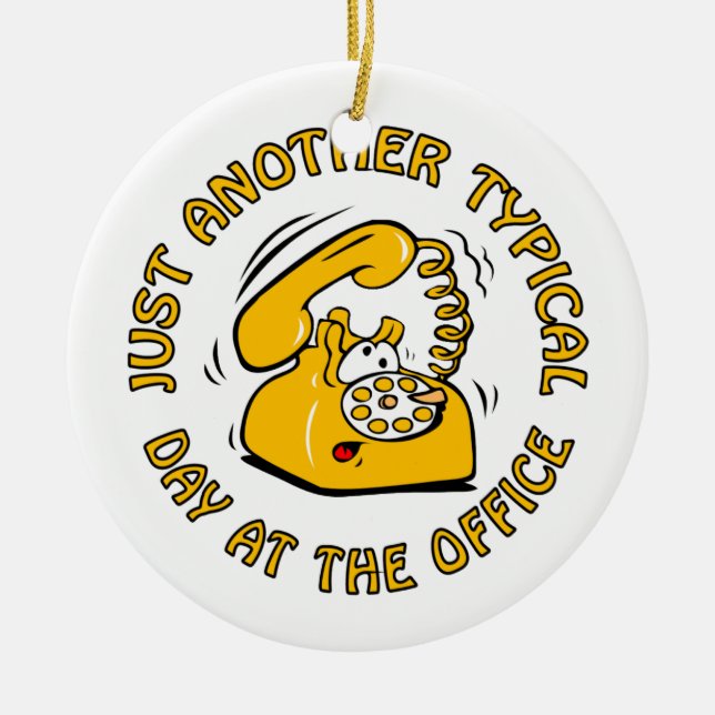 Ornamento de la oficina - personalizar (Frente)