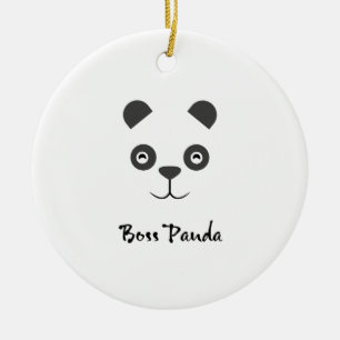 Ornamento de la panda de Boss