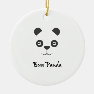 Ornamento de la panda de Boss