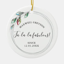 Ornamento de la Pareja Primero de Navidad