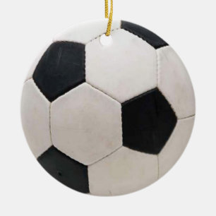 Ornamento de la pelota de fútbol