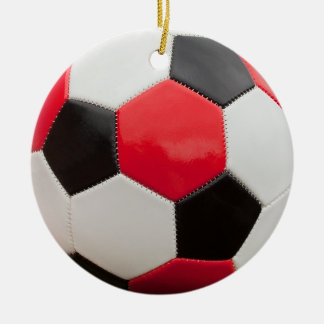 Ornamento de la pelota de fútbol (Frente)