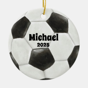 Ornamento de la pelota de fútbol, ornamento, depor