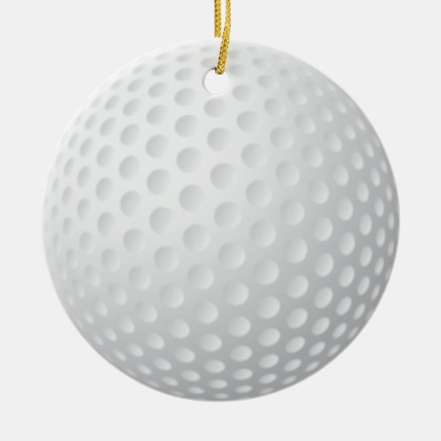 Ornamento de la pelota de golf (Frente)