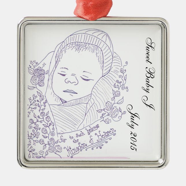 Ornamento de la pérdida del embarazo (Frente)