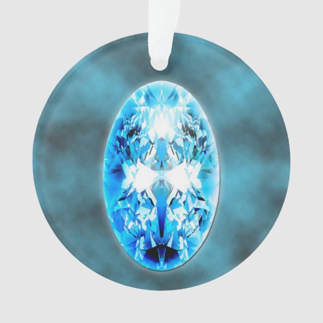 Ornamento de la piedra preciosa del Topaz (Anverso)