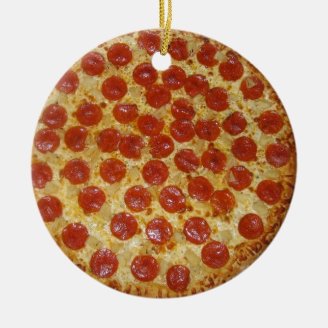 ornamento de la pizza (Frente)